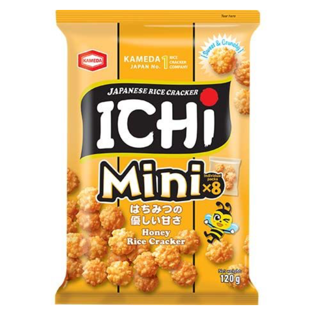 Shoyu Honey Mini Rice Crackers ICHI, 120 g