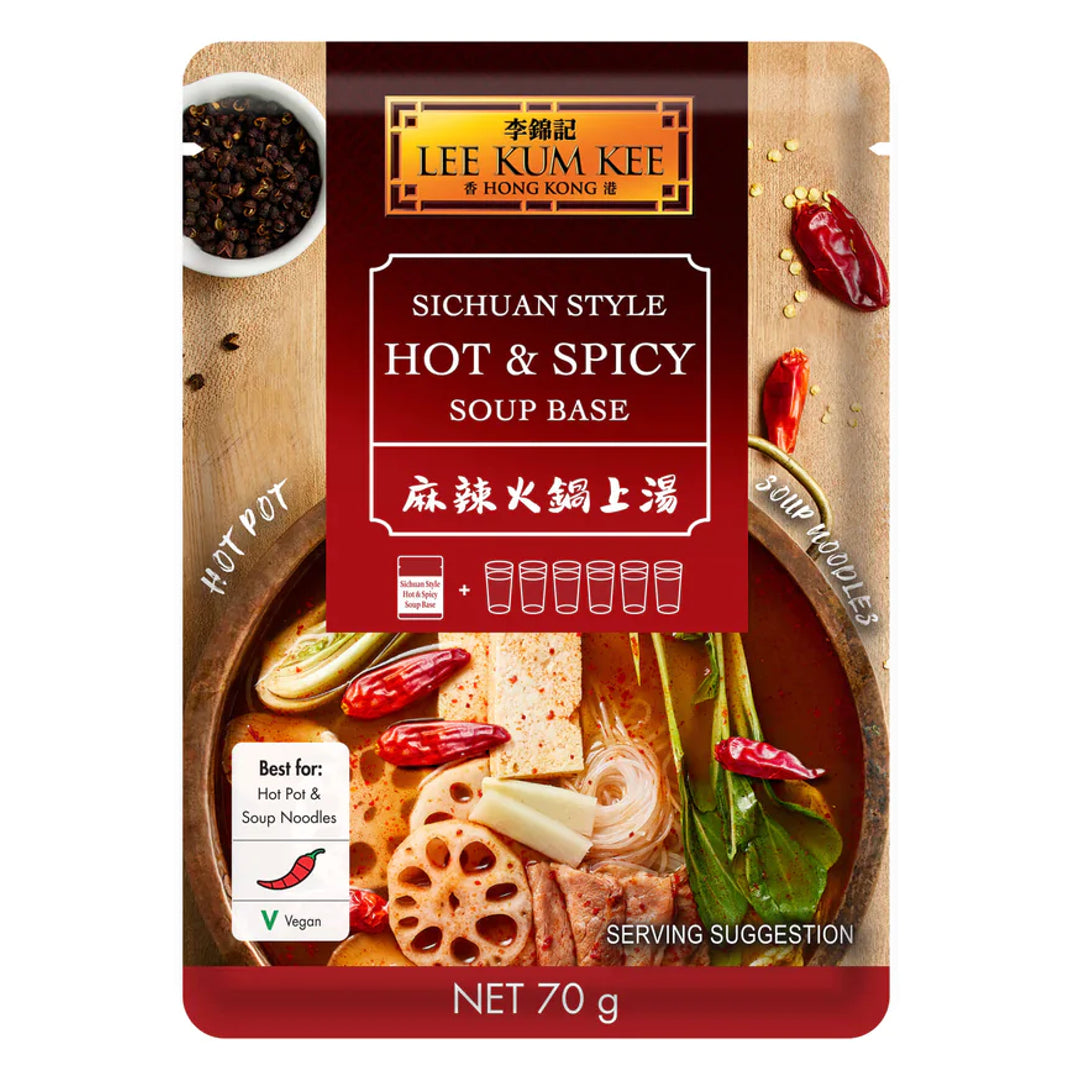 Sichuan stiliaus aštrios sriubos pagrindas LEE KUM KEE, 70 g