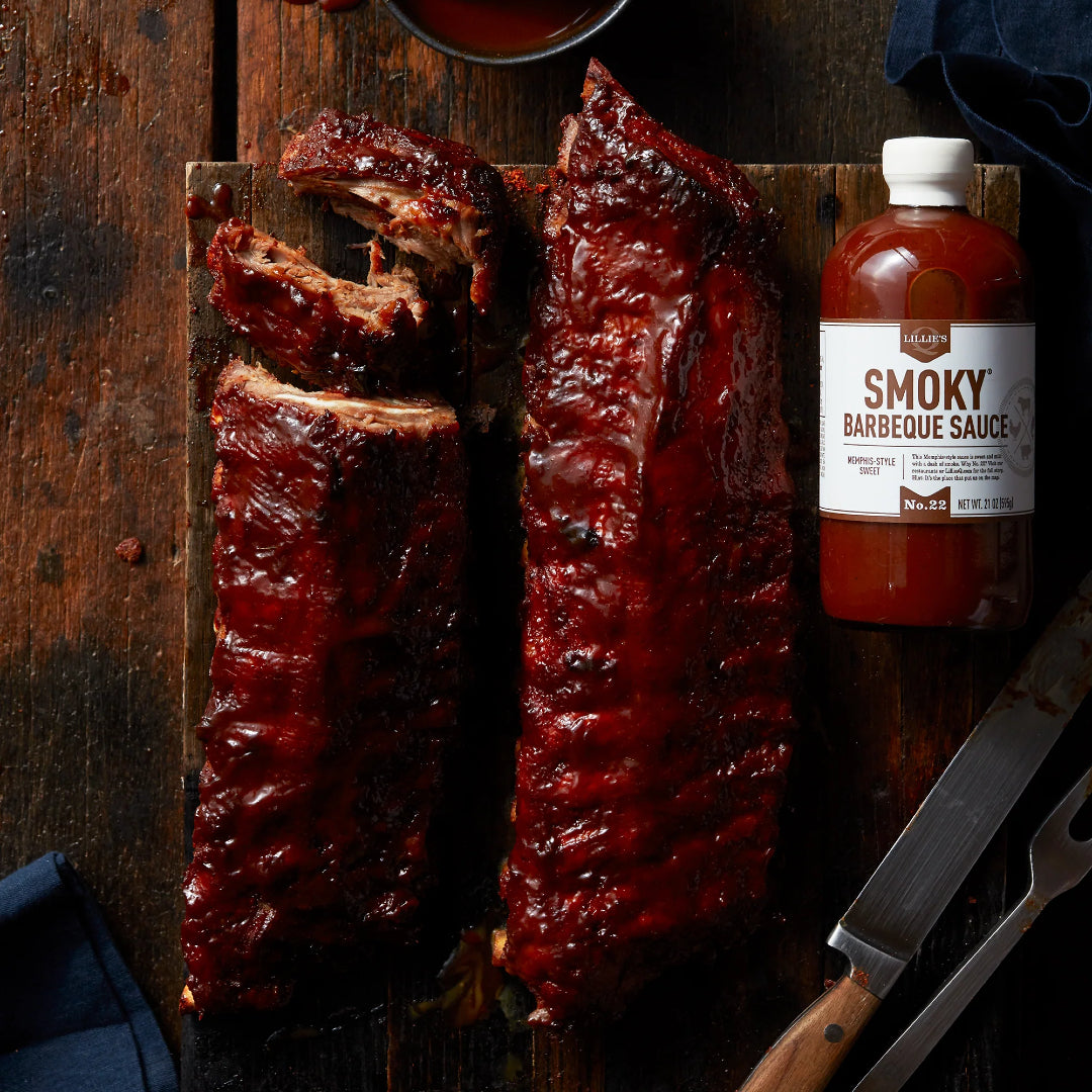 Padažas Smoky Barbeque Sauce No.22 LILLIES'Q, 595 g