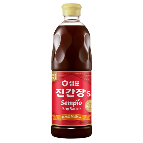 Soy Sauce Jin S SEMPIO, 860 ml in a plastic bottle