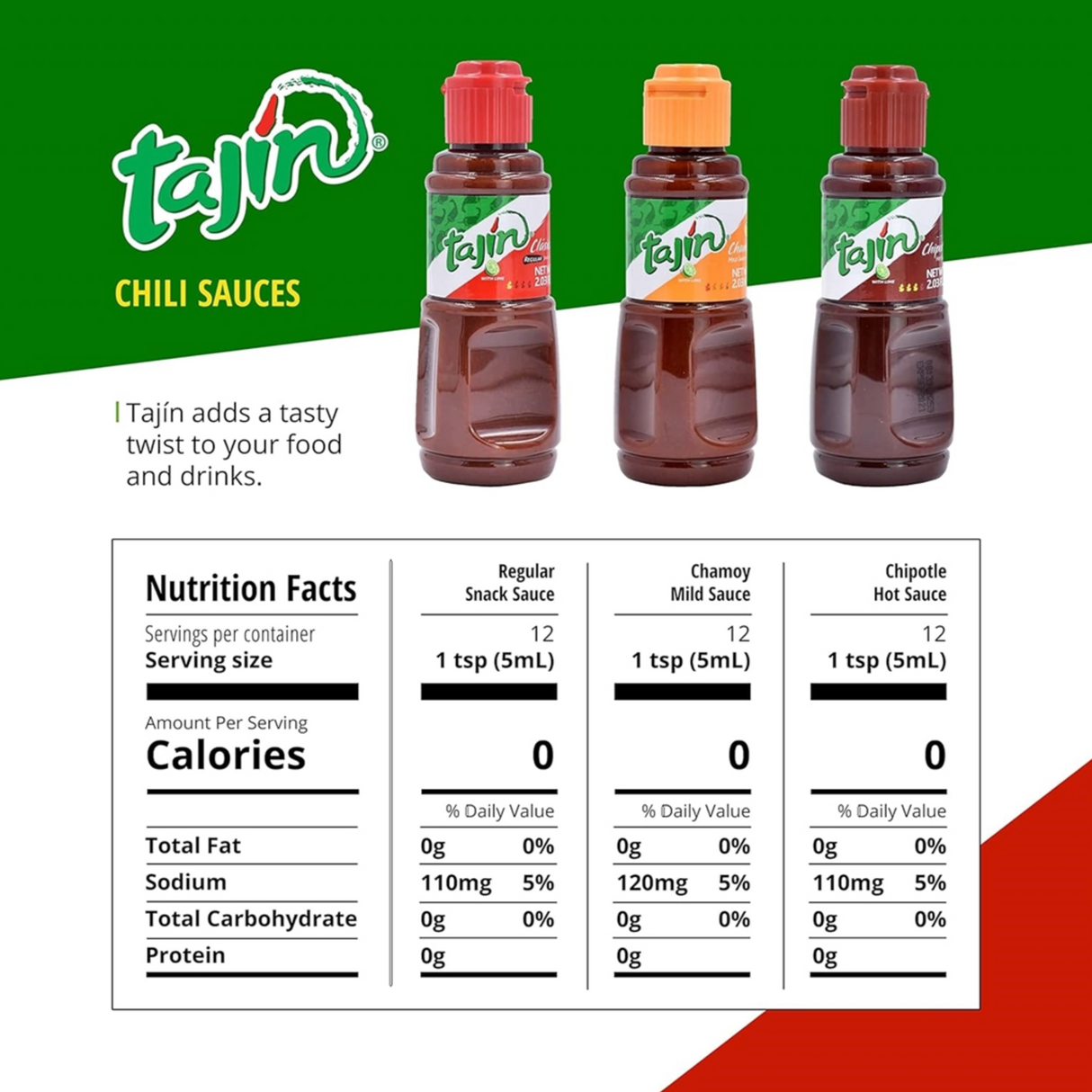 Fan Pack TAJIN, 6 x 45 g