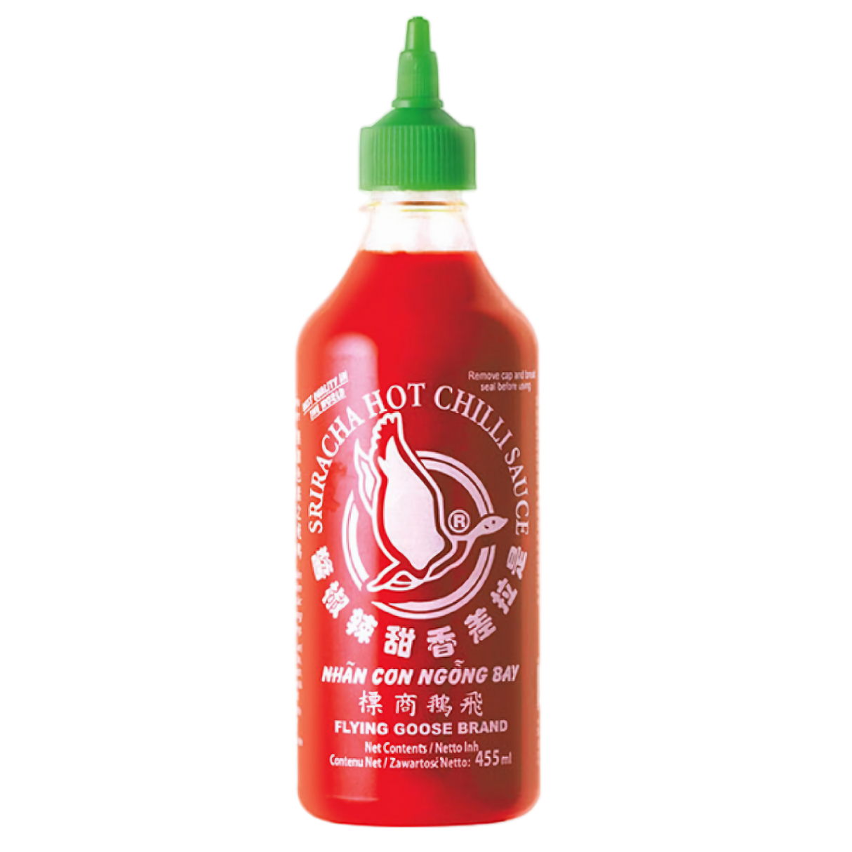Sriracha Hot Sauce FLYING GOOSE, 455 ml in a PET bottle