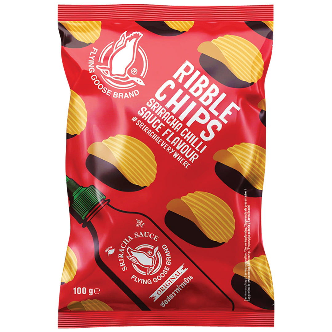 Sriracha Ribble Chips FLYING GOOSE, 100 g