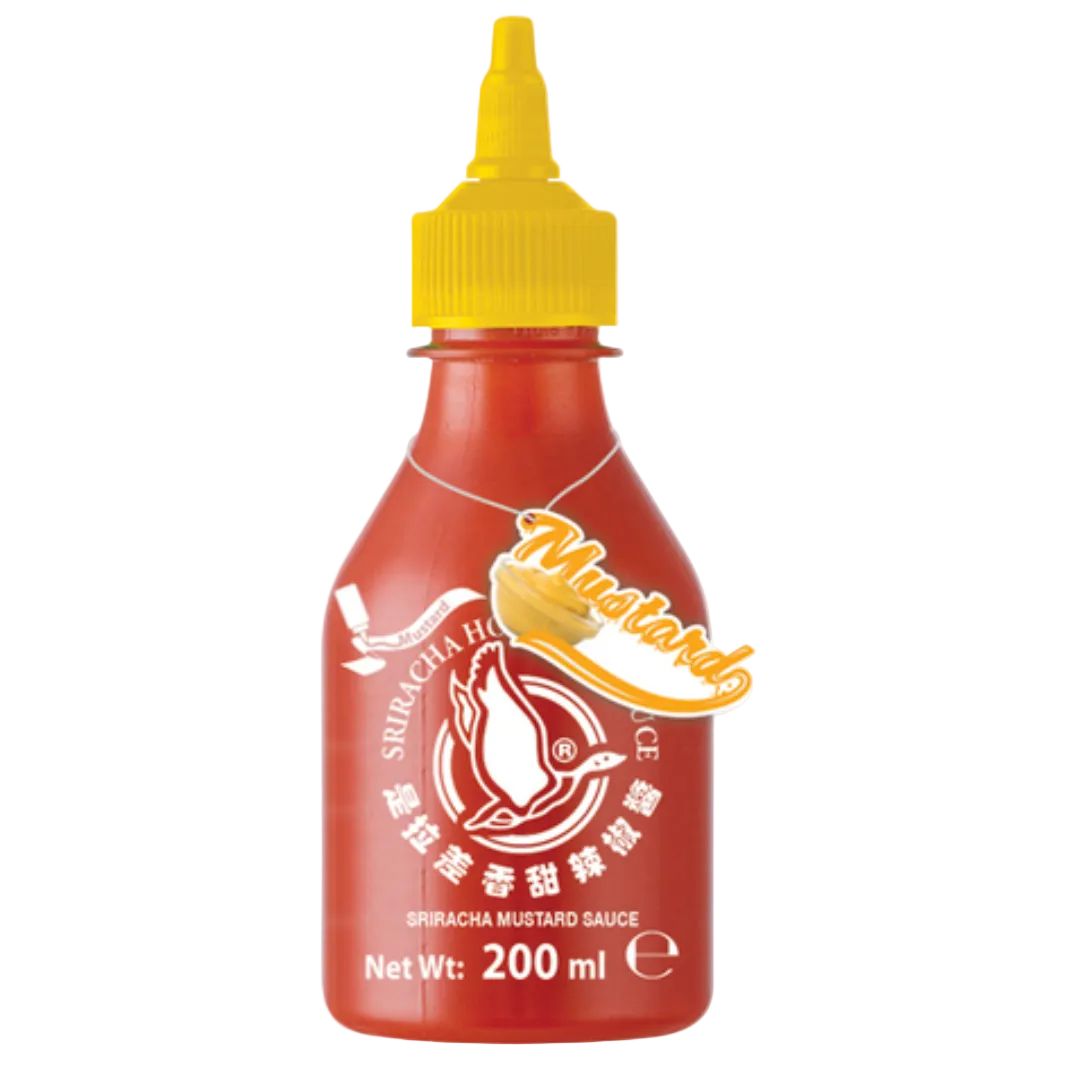 Sriracha su garstyčiomis, FLYING GOOSE, 200 ml