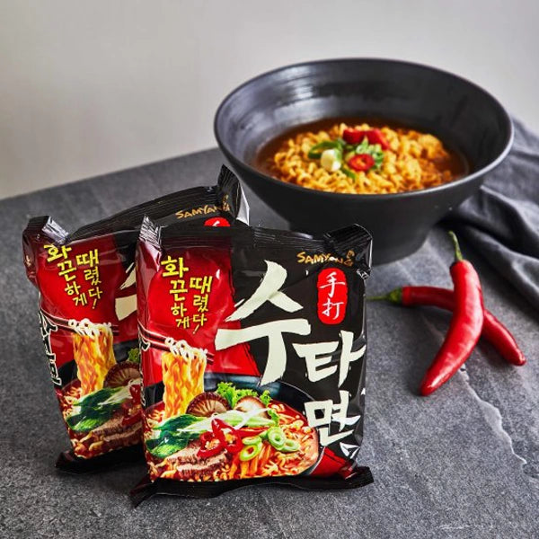 Sutah Ramen Hot & Spicy Beef Flavor SAMYANG, 120 g