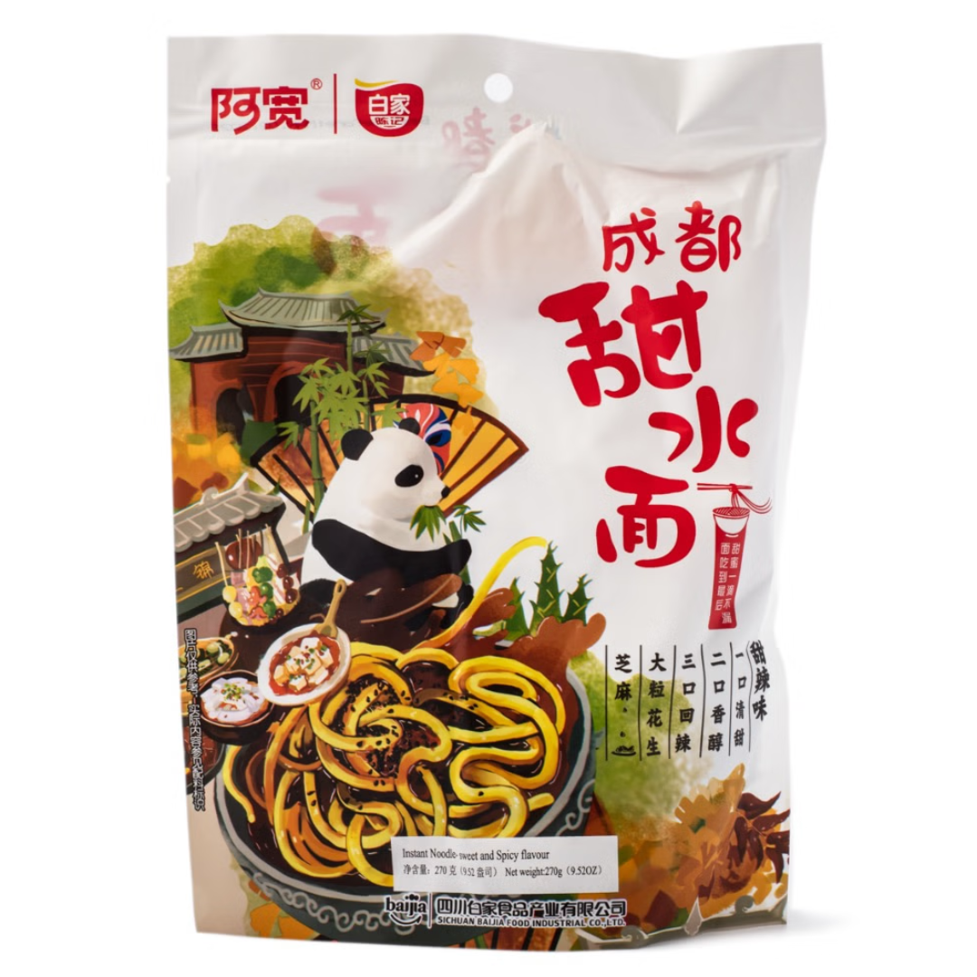 Sweet & Spicy Broad Noodles Bowl BAIJIA, 270 g