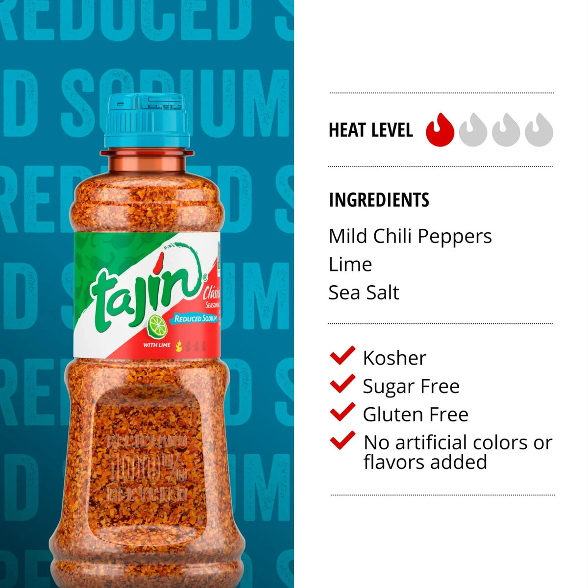 TAJIN Clasico (reduced sodium), 142 g