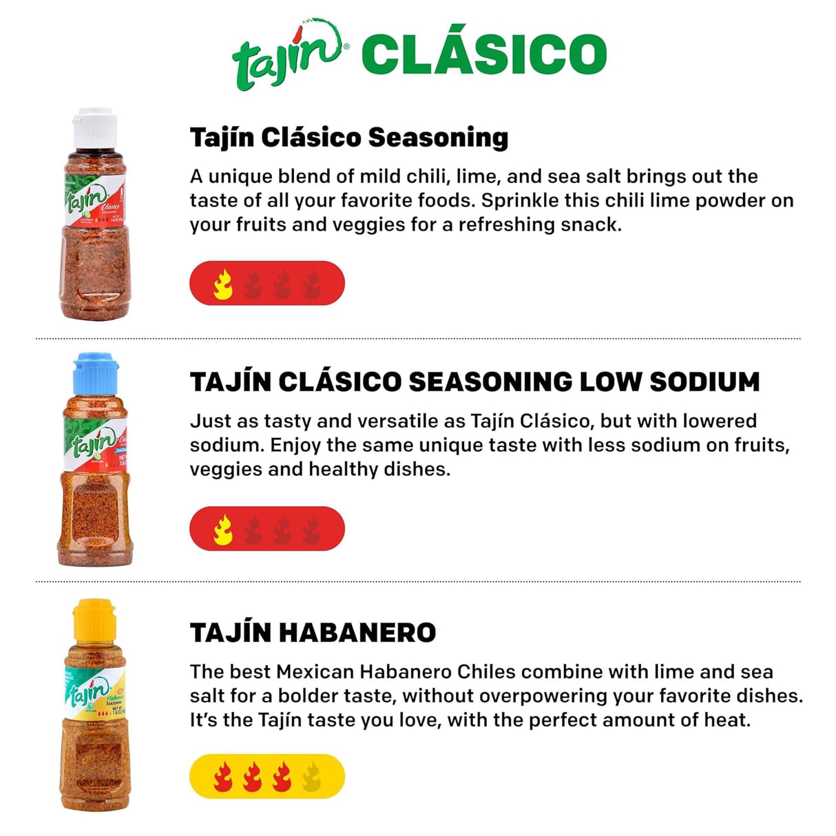 Fan Pack TAJIN, 6 x 45 g