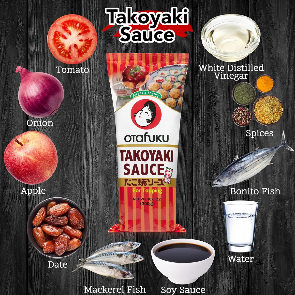 Takoyaki Sauce OTAFUKU, 300 g – YOUMAME