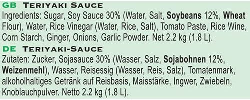 Teriyaki padažas LEE KUM KEE, 2,2 kg / 1,8 l