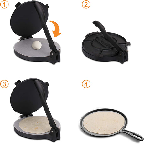 Tortilla Press Cast Iron TORTILLADA (In Gift Box), 25 CM