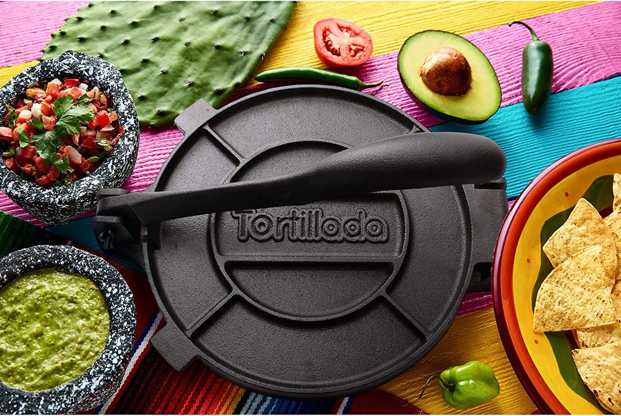 Tortilla Press Cast Iron TORTILLADA (In Gift Box), 25 CM