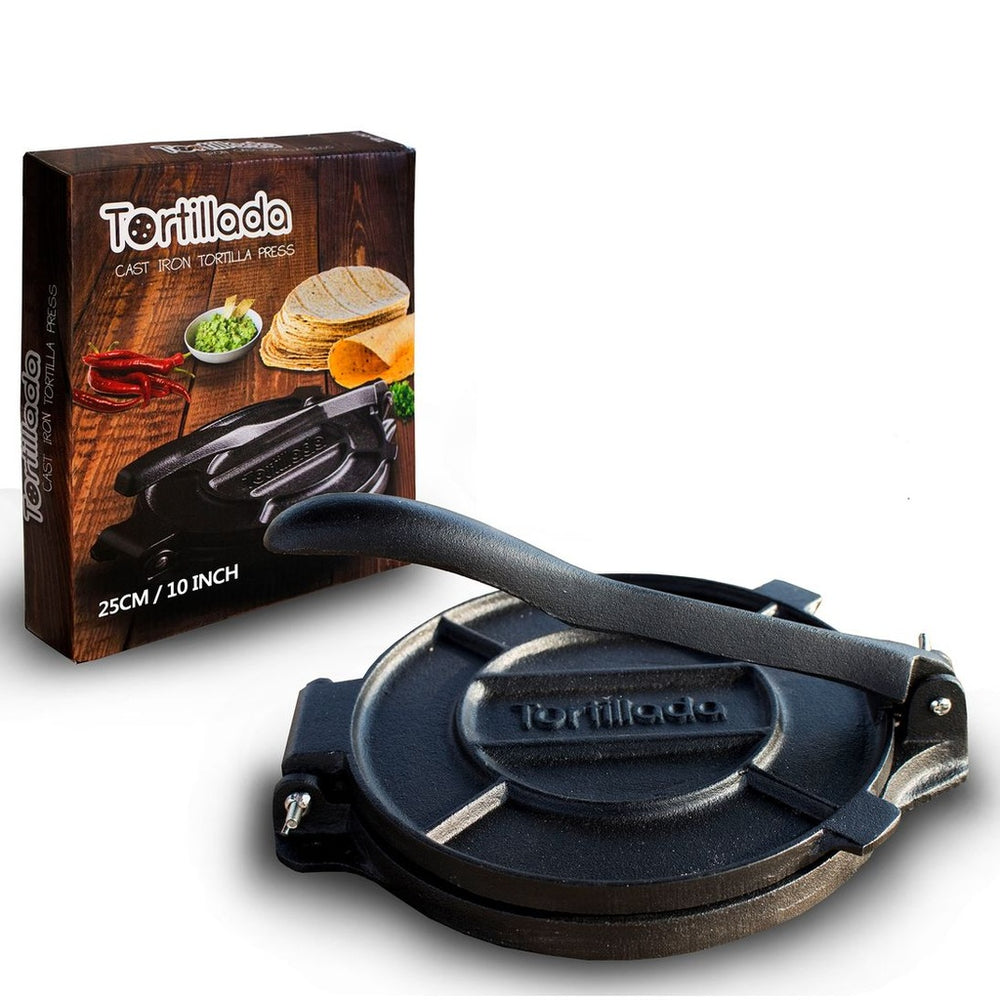 Tortilla Press Cast Iron TORTILLADA (In Gift Box), 25 CM