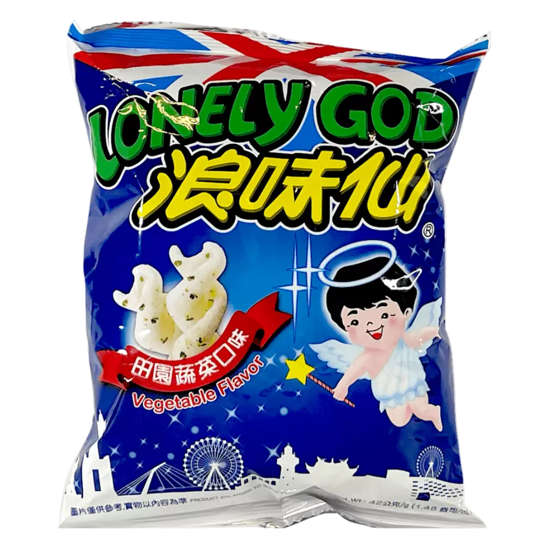 Daržovių skonio bulvių trapučiai Lonely God WANT WANT, 42 g