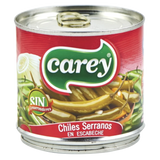 Čili Serrano pipirai CAREY, 340 g