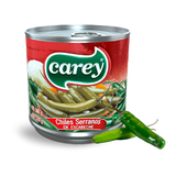 Čili Serrano pipirai CAREY, 340 g