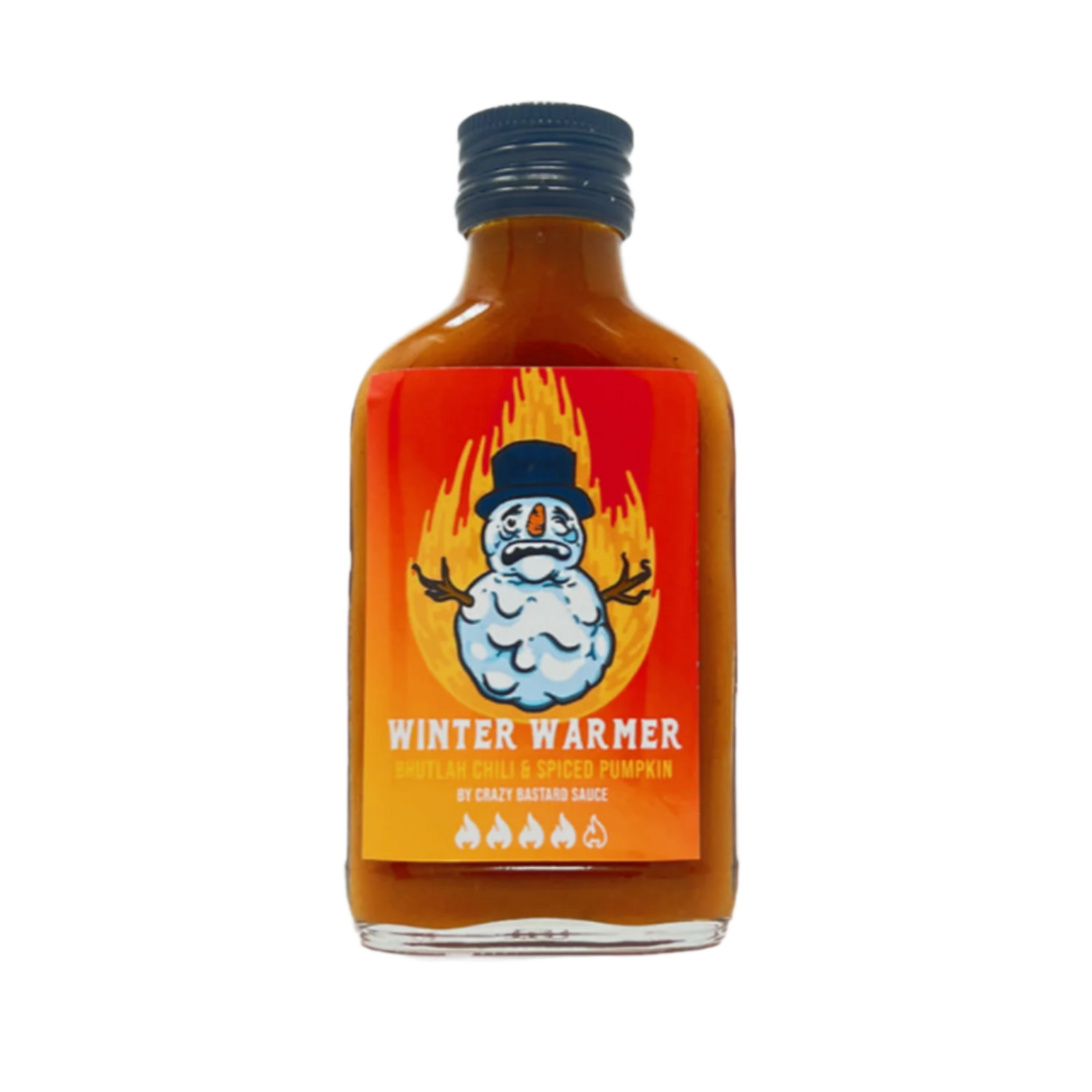 Aštrus riboto leidimo padažas Winter Warmer CRAZY BASTARD, 100 ml