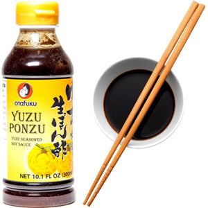 Yuzu seasoned soy sauce Ponzu (Yuzu Ajitsuki Nama Ponzu) OTAFUKU, 300 ml