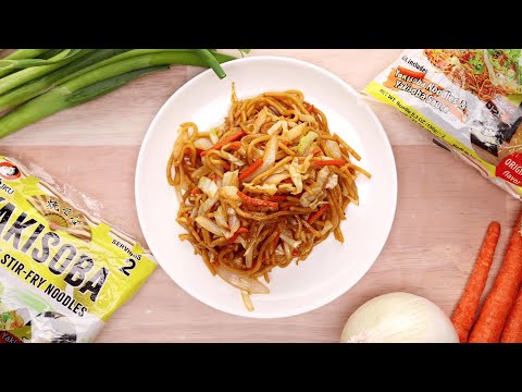 Yakisoba makaronai ir padažas OTAFUKU, 2 porcijos