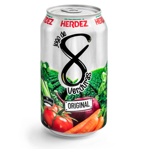 
                
                    Load image into Gallery viewer, 8 vegetable juice HERDEZ, 335 ml
                
            