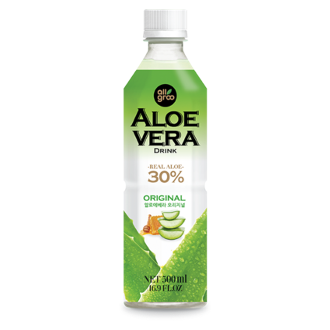 Aloe Vera gėrimas su medumi ALLGROO, 500 ml