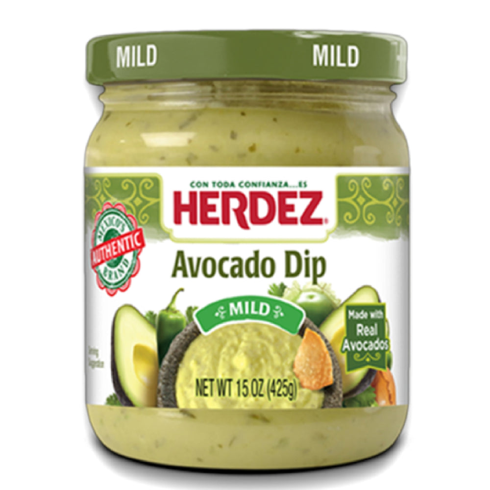 Avocado Dip Mild HERDEZ, 425 g