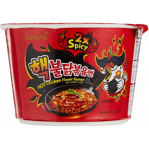 Buldak 2x aštrus vištienos ramen, didelis dubuo SAMYANG, 105 g