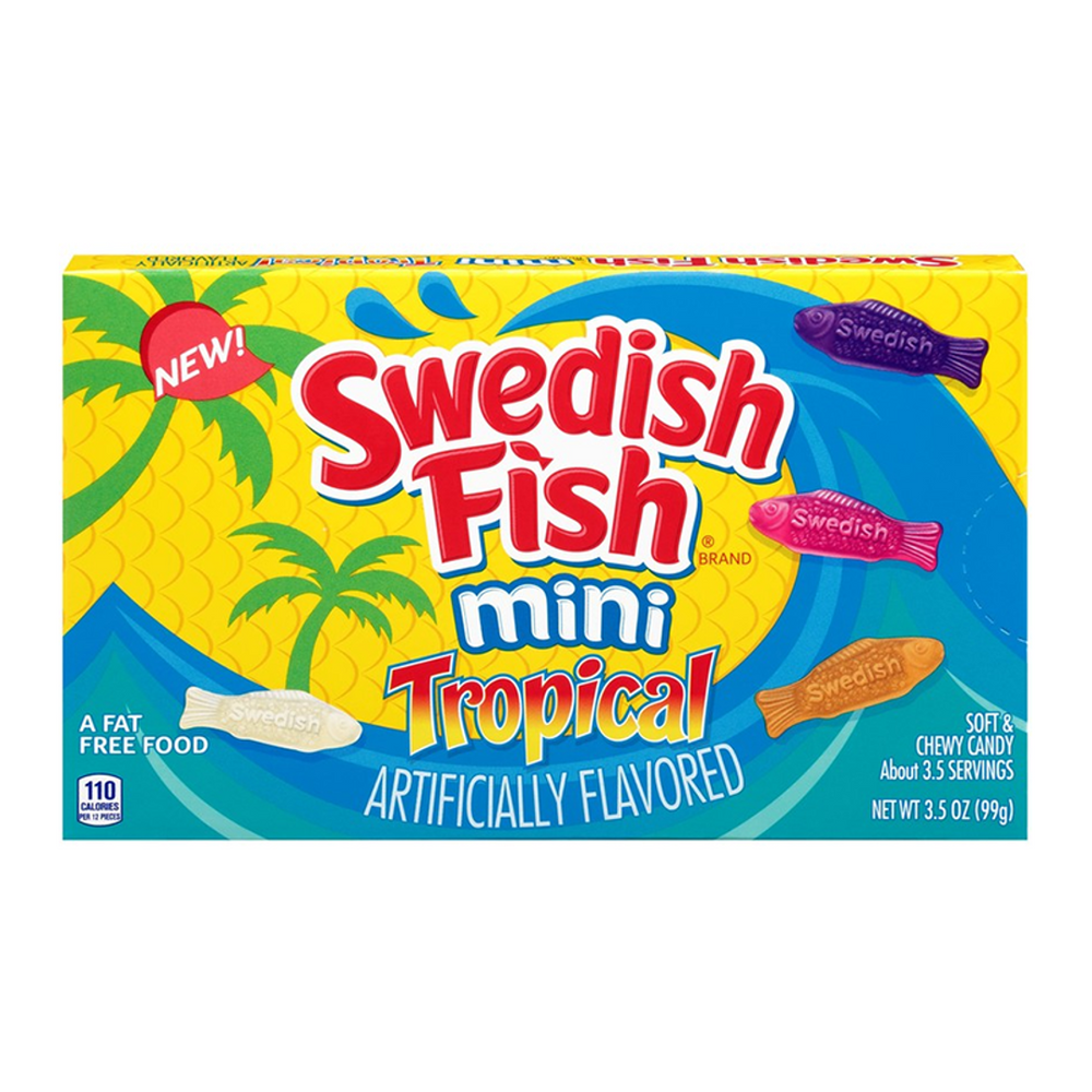 
                
                    Įkelkite vaizdą į galerijos peržiūros priemonę,Candy Swedish Fish Tropical, 99 g
                
            