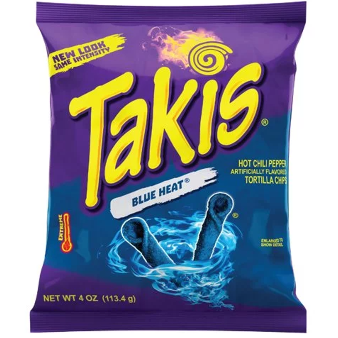 Traškučiai Blue Heat TAKIS, 92,3 g