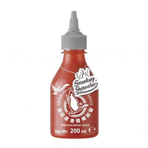 Sriracha su dūmo skoniu FLYING GOOSE, 200 ml