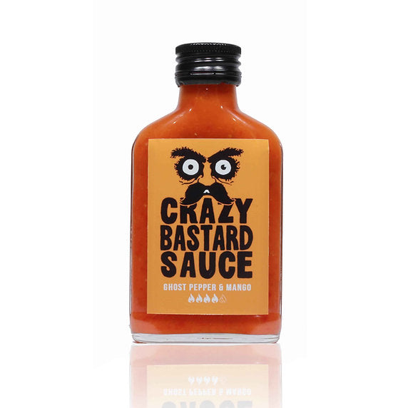 Hot Sauce Ghost Pepper & Mango CRAZY BASTARD, 100 ml
