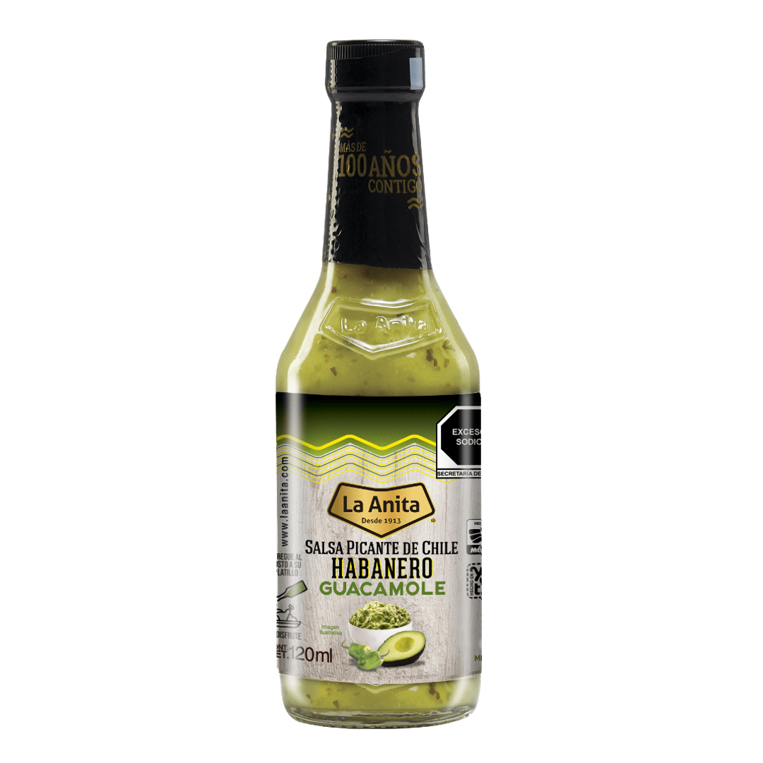 Habanero Guacamole pipirų padažas LA ANITA, 120 ml