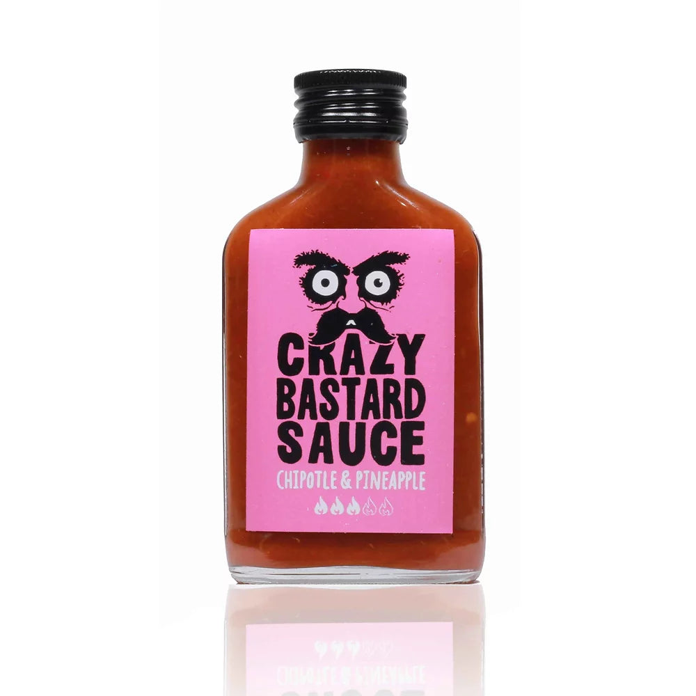 Hot Sauce Chipotle & Pineapple CRAZY BASTARD, 100 ml