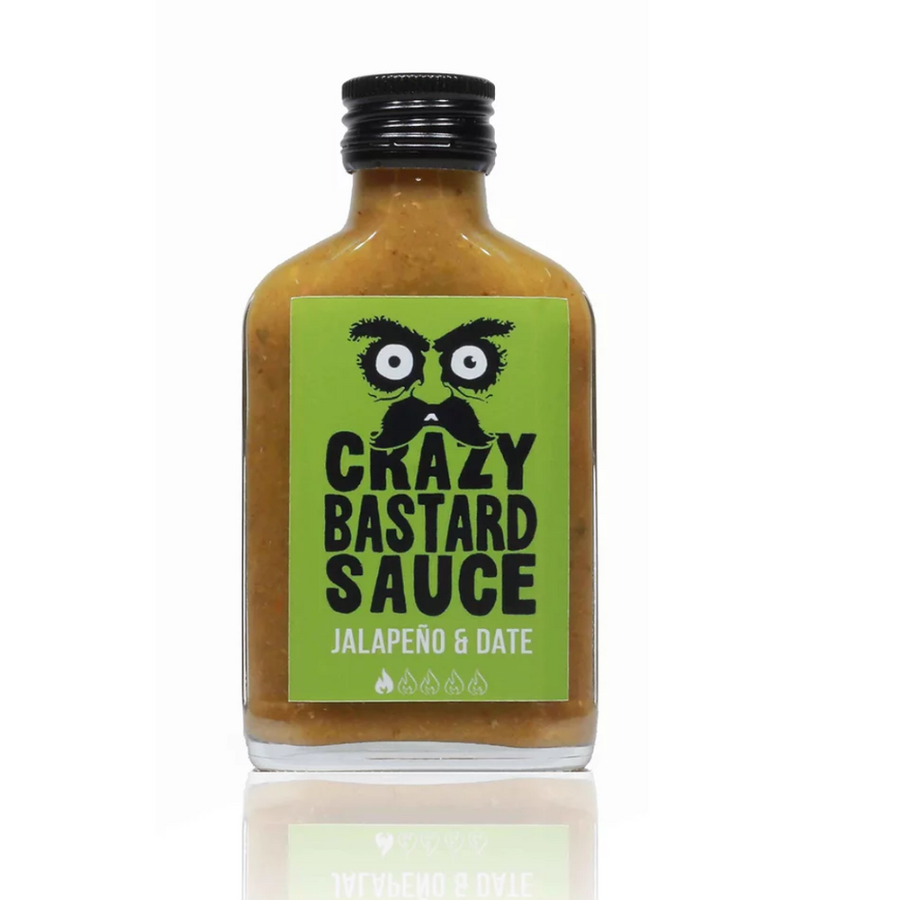 Hot Sauce Jalapeño & Date CRAZY BASTARD, 100 ml