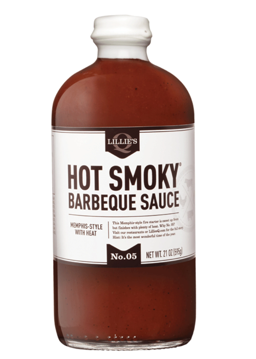 Padažas Hot Smoky Barbeque Sauce No.5 LILLIES'Q, 595 g