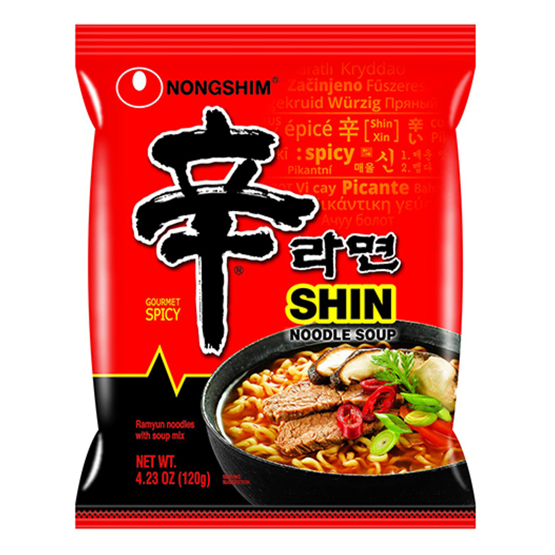 Greitai paruošiami makaronai Shin Ramyun NONGSHIM, 120 g