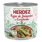 Jalapeno Slices marinated HERDEZ, 380 g