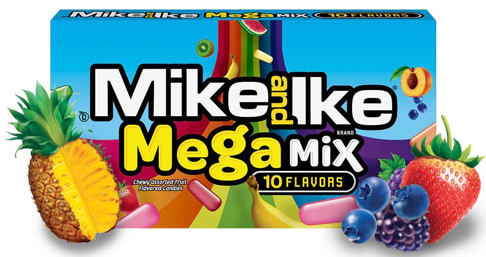 Candy Mega Mix (10 Flavours) MIKE AND IKE , 141 g