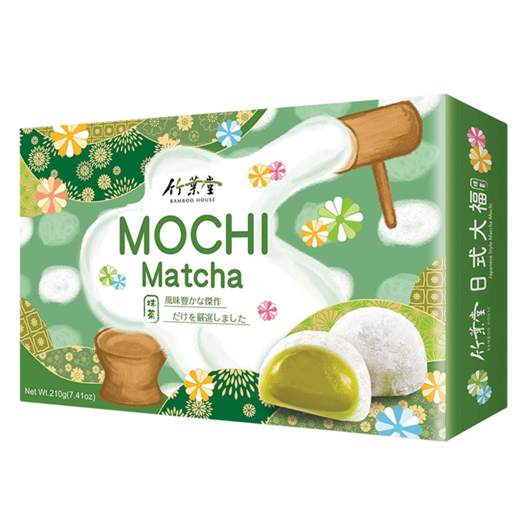 Močiai su matcha arbata BAMBOO HOUSE, 210 g