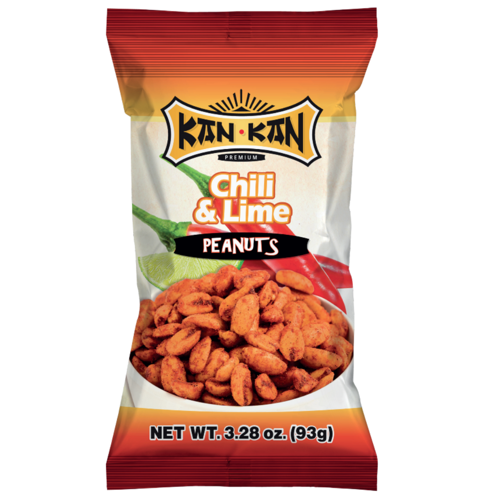 Peanuts Chili & Lime KAN KAN, 93 g