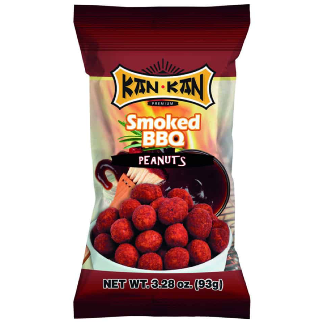 Peanuts Smoked BBQ KAN KAN, 93 g