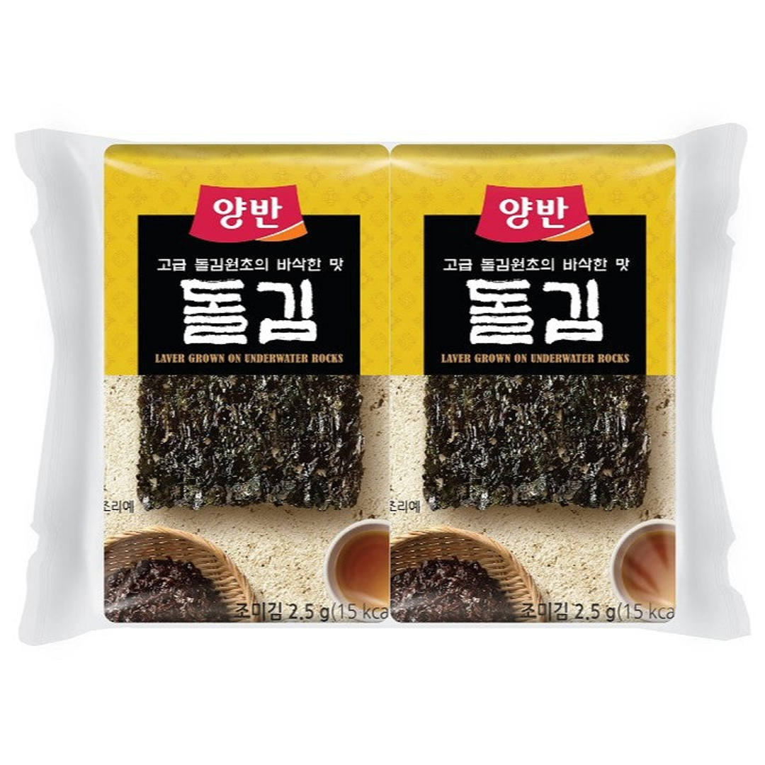 Premium Seaweed (Grown On Underwater Rocks) DONGWON, 8 pack, 28 g