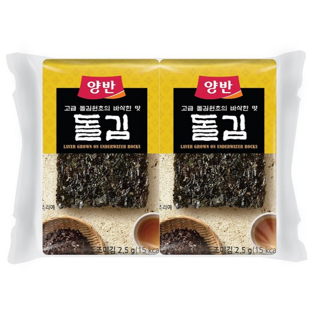 Premium Seaweed (Grown On Underwater Rocks) DONGWON, 8 pack, 28 g