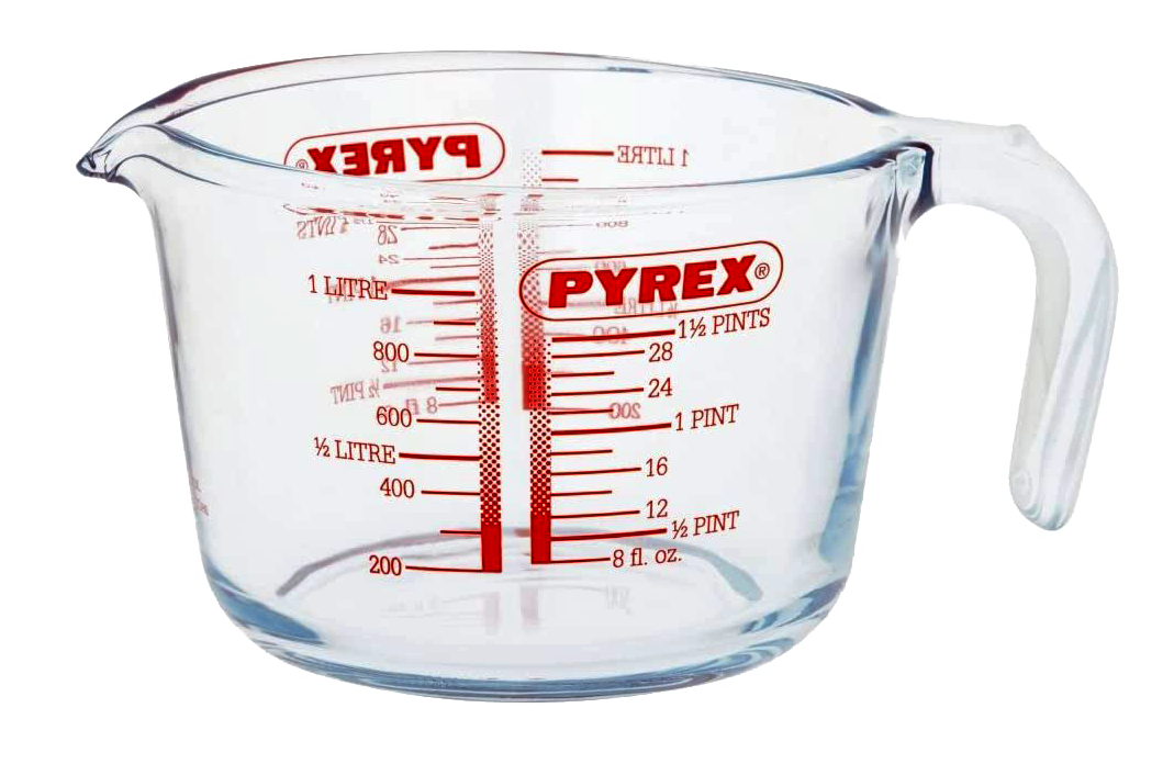 PYREX matavimo indas, 1 litro