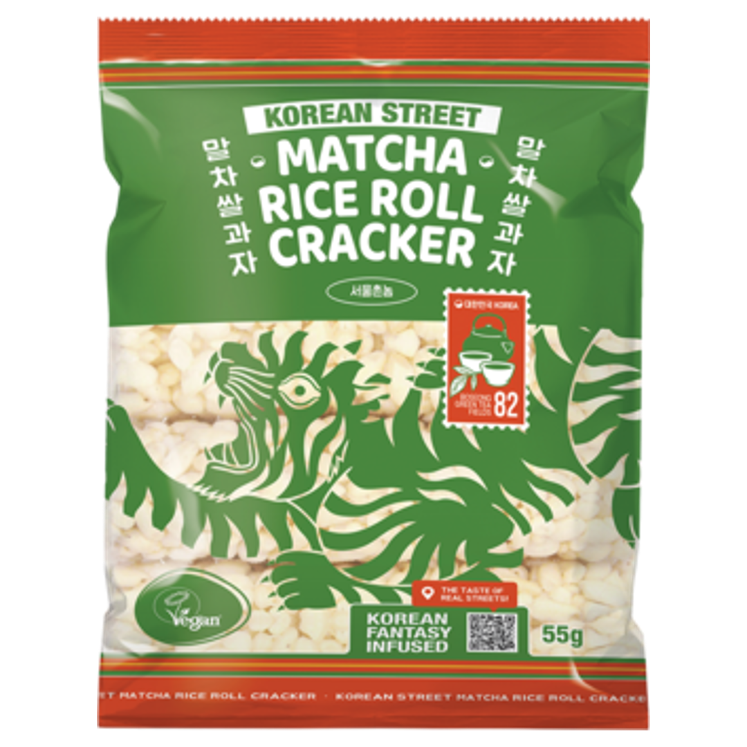 Rice Cracker Korean Street (Matcha) ALLGROO, 55 g