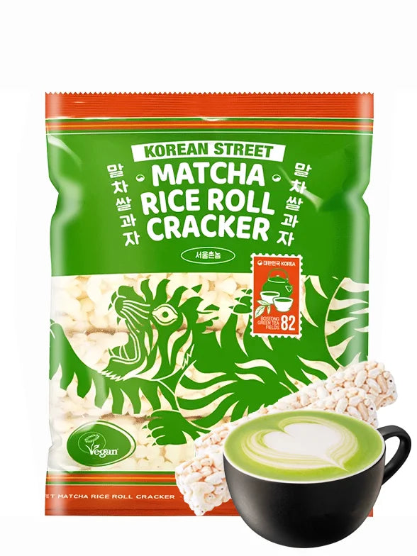 Rice Cracker Korean Street (Matcha) ALLGROO, 55 g