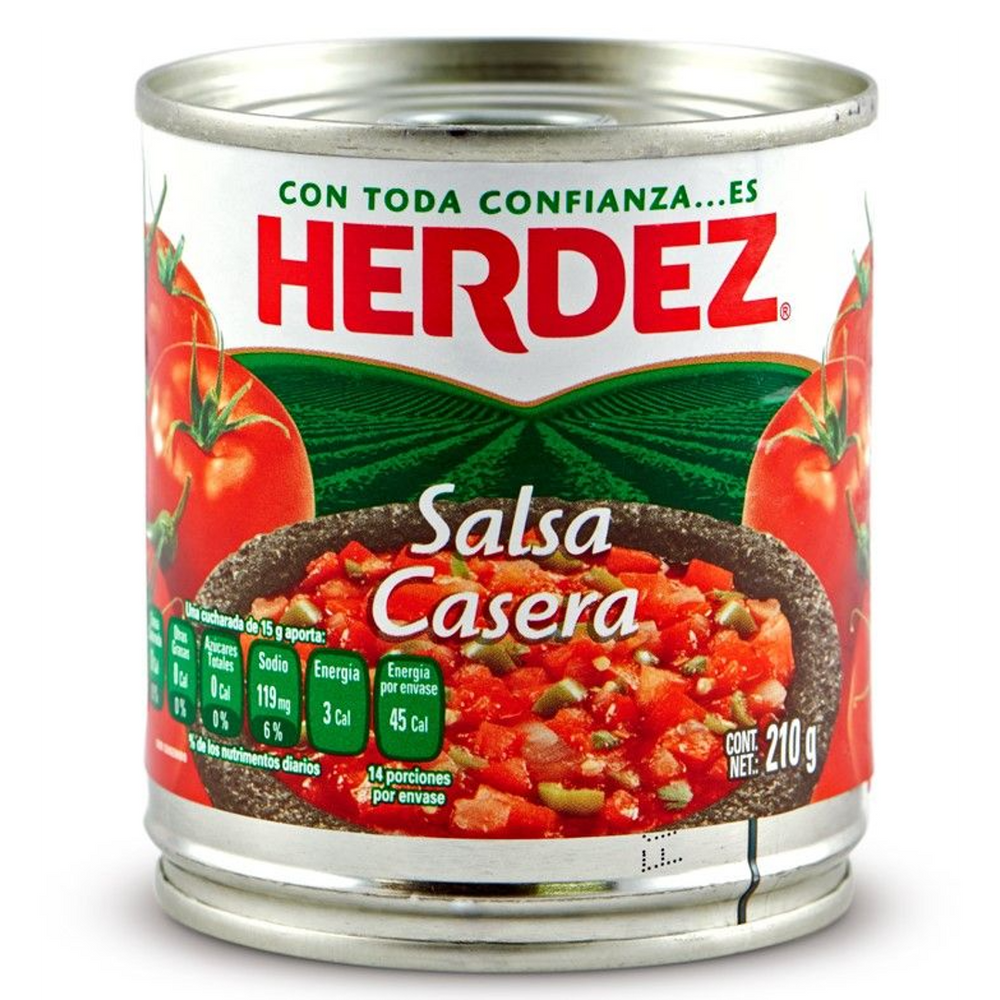 Salsa Casera HERDEZ, 210 g