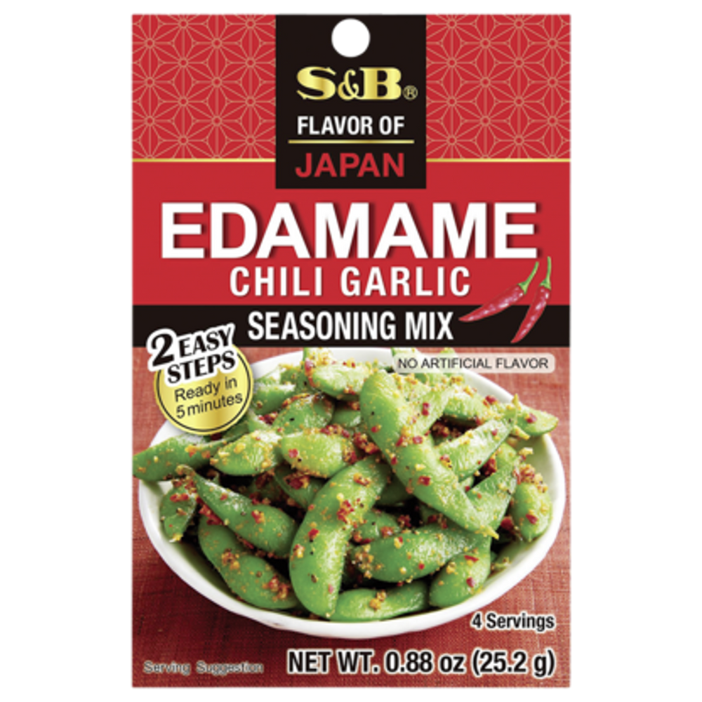 
                
                    Load image into Gallery viewer, Seasoning Mix for Edamame Chili Garlic S&amp;amp;B, 25,2 g
                
            