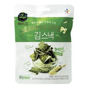 Seaweed Rice Crisps (Original flavour) BIBIGO, 20g
