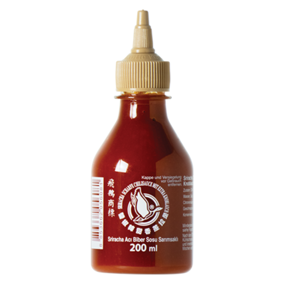 Česnakinė Sriracha FLYING GOOSE, 200 ml